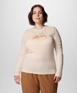 Columbia-Womens Hidden Haven™ Long Sleeve T-Shirt – Plus Size-1960005-columbia stores near me