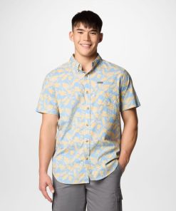 Columbia-Mens Rapid Rivers™ Printed Short Sleeve Shirt-1768931-columbia hats