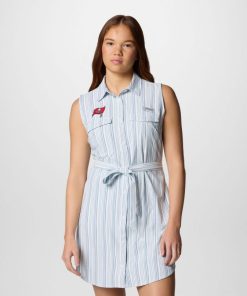 Columbia-Womens PFG Sun Drifter™ Woven Dress II – Tampa Bay Buccaneers-OCS0273_TBB-columbia stores near me