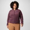 Columbia-Women’s Benton Springs™ II Long Fleece Hoodie – Plus Size-1556962-columbia sportswear 3