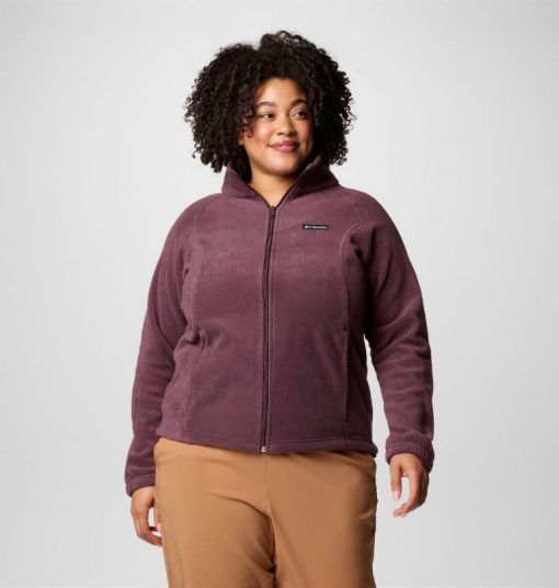 Columbia-Womens Benton Springs™ Full Zip Fleece Jacket - Plus Size-1372112-columbia rain gear