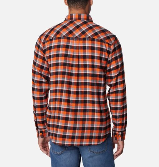 Columbia-Mens Collegiate Flare Gun™ Flannel Long Sleeve Shirt - Oregon State-1561651_OSU-columbia coat - Image 2