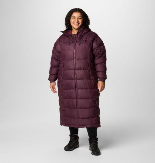 Columbia-Womens Pike Lake™ II Long Jacket - Plus Size-2051352-columbia rain resistant jacket