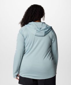 Columbia-Women’s PFG Tidal Tee™ Hoodie – Plus Size-1654862-columbia sportswear 2