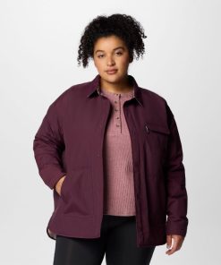 Columbia-Womens Longhorn Ridge™ Reversible Shirt Jacket – Plus Size-2085632-columbia vest