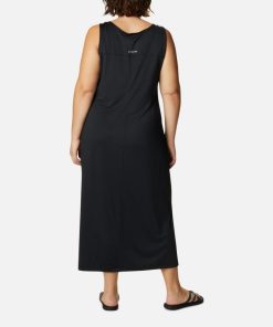 Columbia-Womens Chill River™ Midi Dress – Plus Size-1933602-columbia zip 2