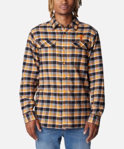 Columbia-Mens Collegiate Flare Gun™ Flannel Long Sleeve Shirt – Tennessee-1561651_UT-columbia women