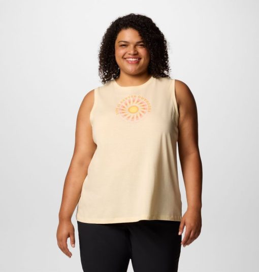 Columbia-Womens Ruby Springs™ Graphic Tank - Plus Size-2120042-columbia sweatshirt