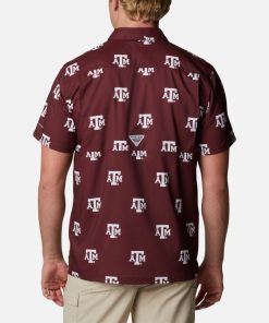 Columbia-Mens Collegiate PFG Super Slack Tide™ Shirt – Texas A&M-1892201_TAM-columbia jacket men 2