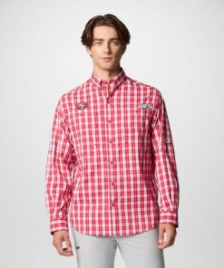 Columbia-Mens PFG Super Tamiami™ Long Sleeve Shirt – San Francisco 49ers-OCS0265_SF-columbia rain resistant jacket