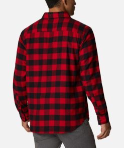 Columbia-Mens Cornell Woods™ Flannel Long Sleeve Shirt-1617951-columbia fleece jacket womens 2