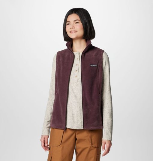 Columbia-Womens Benton Springs™ Fleece Vest - Petite-1372123-columbia sweater