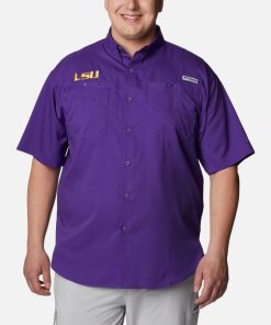 Columbia-Mens Collegiate PFG Tamiami™ Short Sleeve Shirt – Big – LSU-1277022_LSU-columbia backpack