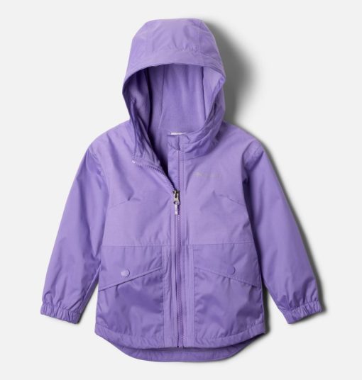 Columbia-Girls Toddler Rainy Trails™ II Fleece Lined Jacket-2090112-columbia mens jacket