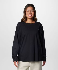 Columbia-Womens North Cascades™ Branded Long Sleeve Crew-2073521-columbia rain coats