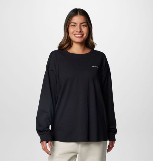 Columbia-Womens North Cascades™ Branded Long Sleeve Crew-2073521-columbia rain coats