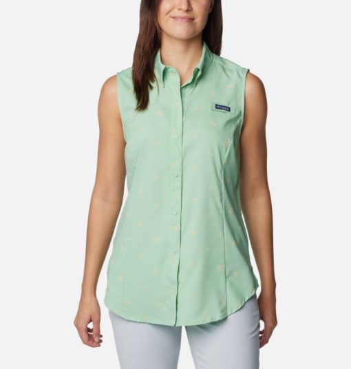 Columbia-Women’s PFG Super Tamiami™ Sleeveless Shirt-2035351-columbia ski jacket