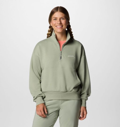 Columbia-Womens Marble Canyon™ French Terry Quarter Zip Pullover-2073651-columbia pfg shirts