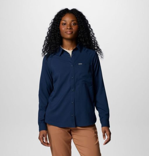 Columbia-Womens Anytime Lite™ Long Sleeve Shirt-2032751-columbia womens jackets