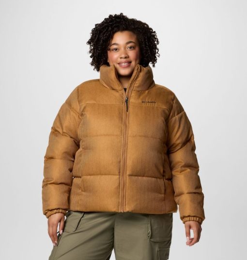 Columbia-Womens Puffect™ Herringbone Jacket - Plus Size-2089252-columbia ski jacket