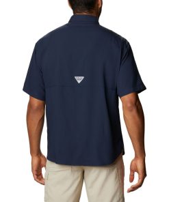 Columbia-Mens Collegiate PFG Tamiami™ Short Sleeve Shirt – Tall – West Virginia-1277023_WV-columbia mens jacket 2