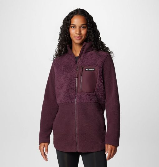 Columbia-Womens Columbia Lodge™ Sherpa Full Zip Fleece Jacket-1907601-columbia fleece jacket womens