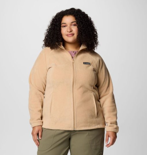 Columbia-Womens Benton Springs™ Full Zip Fleece Hoodie - Plus Size-1955442-columbia fleece