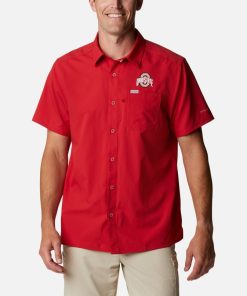 Columbia-Mens Collegiate PFG Slack Tide™ Camp Shirt – Ohio State-1958291_OS-columbia hoodie