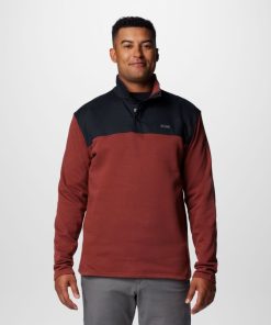 Columbia-Mens Pitchstone™ Overlay Half Snap Pullover-2097771-columbia outlet near me