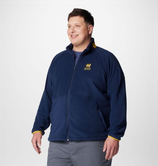 Columbia-Mens Collegiate Flanker™ IV Fleece Jacket - Notre Dame - Big-2096842_ND-columbia winter jackets