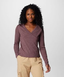 Columbia-Womens Boundless™ Days Knit V-Neck Long Sleeve Shirt-2087531-columbia ladies outerwear