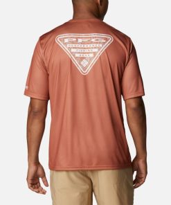 Columbia-Mens Collegiate PFG Terminal Tackle™ Short Sleeve Shirt – Texas-1990181_TEX-columbia snow boots 2