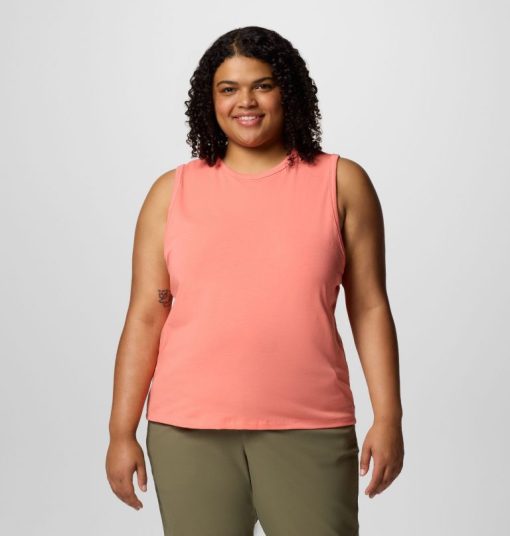 Columbia-Womens Sun Trek™ Tank II - Plus Size-2119692-columbia pfg