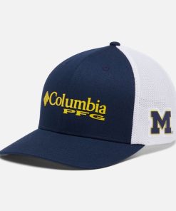 Columbia-PFG Mesh™ Ball Cap – Michigan-1809851_UM-columbia coats