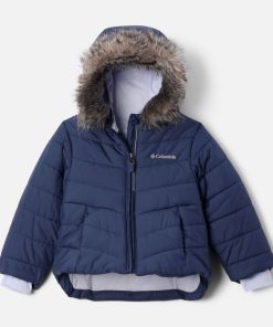 Columbia-Girls Toddler Katelyn Crest™ III Hooded Jacket-2090002-columbia womens jacket