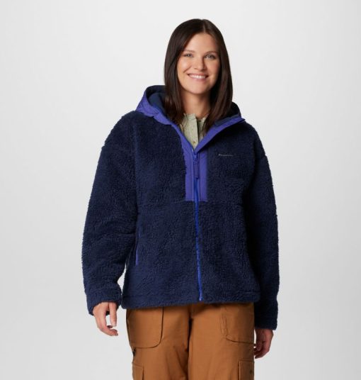 Columbia-Womens Boundless Discovery™ Hooded Sherpa Jacket-2085111-columbia windbreaker