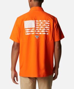 Columbia-Mens Collegiate PFG Slack Tide™ Camp Shirt – Clemson-1958291_CLE-columbia shirts 2