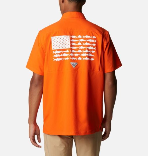 Columbia-Mens Collegiate PFG Slack Tide™ Camp Shirt - Clemson-1958291_CLE-columbia shirts - Image 2