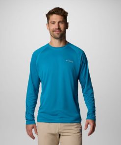 Columbia-Mens PFG Solar Stream™ Long Sleeve Shirt – Tall-2069195-columbia hoodie