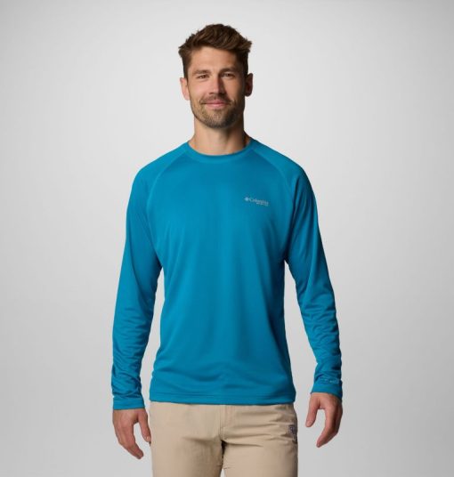 Columbia-Mens PFG Solar Stream™ Long Sleeve Shirt - Tall-2069195-columbia hoodie