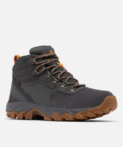 Columbia-Mens Newton Ridge™ Plus II Suede Waterproof Hiking Boot – Wide-1746412-columbia coats 2