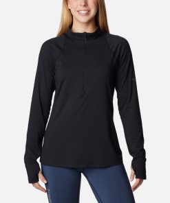 Columbia-Womens Endless Trail™ Half Zip Mesh Long Sleeve Shirt-2031781-columbia hoodie