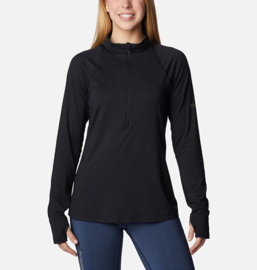 Columbia-Womens Endless Trail™ Half Zip Mesh Long Sleeve Shirt-2031781-columbia hoodie