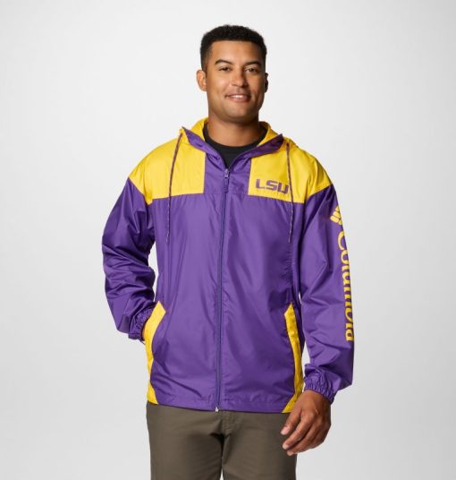 Columbia-Mens Collegiate Flash Challenger™ II Windbreaker - LSU-2097471_LSU-columbia hat