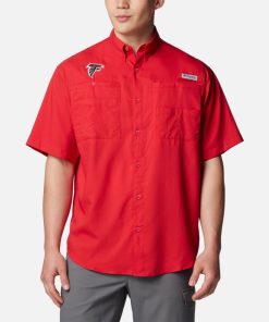 Columbia-Mens PFG Tamiami™ Short Sleeve Shirt – Atlanta Falcons-OCS0268_AF-columbia womens jackets