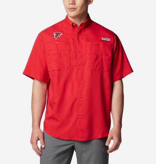 Columbia-Mens PFG Tamiami™ Short Sleeve Shirt - Atlanta Falcons-OCS0268_AF-columbia womens jackets