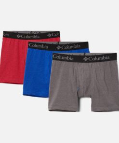 Columbia-Mens Tri Blend Boxer Briefs 3-DGU0247-columbia jackets for men