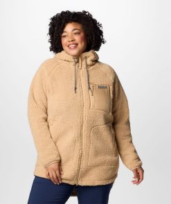 Columbia-Womens Winter Warmth™ Full Zip Hoodie – Plus Size-2125272-columbia rain jacket women