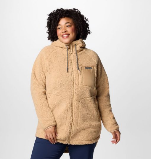 Columbia-Womens Winter Warmth™ Full Zip Hoodie - Plus Size-2125272-columbia rain jacket women