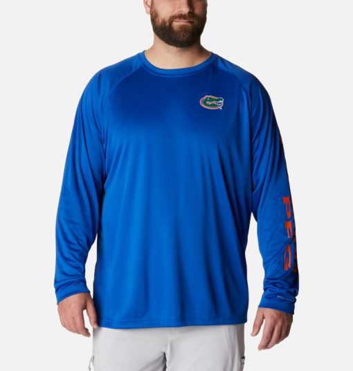 Columbia-Mens Collegiate PFG Terminal Tackle™ Long Sleeve Shirt - Big - Florida-1892212_FLA-columbia hiking shoes